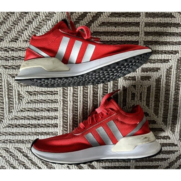 Adidas Red U Path Run Sneakers Men Shoe Size 5.5 EVM 004001 - Picture 3 of 11